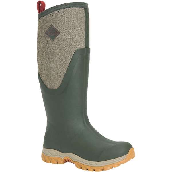 Muck Boot Co Women's Arctic Sport II Waterproof Tall Boot, Plain Toe, 17" Height, Green, 11 AS2T3TW M 110 - main